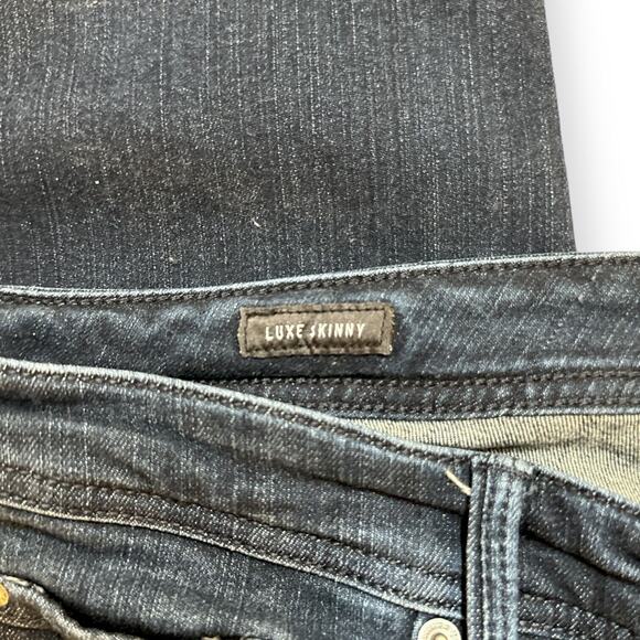 TORRID Luxe Skinny Premium Jeans Denim High Rise Dark Wash 20R Stretch - Picture 8 of 10